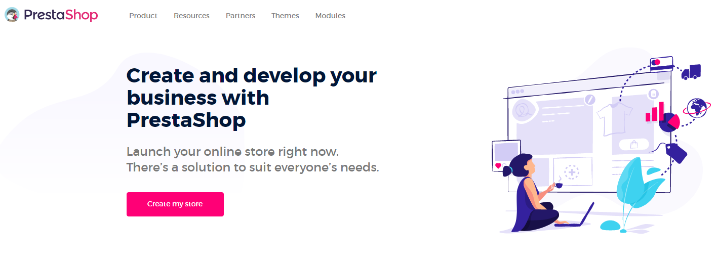 Prestashop as one of the top ecommerce platforms.
